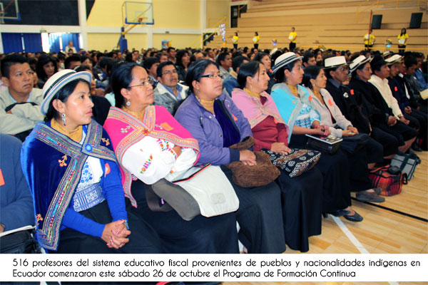 QUITO: Docentes provenientes de pueblos y nacionalidades indígenas recibirán formación en la UPS desde la Interculturalidad