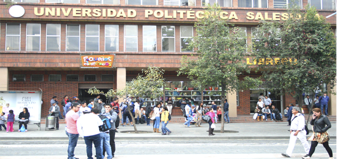 Edificio de la UPS ubicado en el sector del Parque María Auxiliadora.