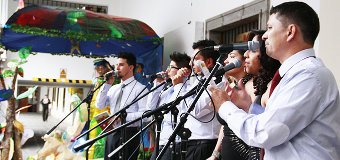 Ensamble Vocal de la sede Quito animó velada navideña en la Presidencia de la República