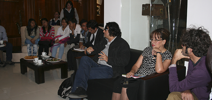 Programa Café Converso realizado en el Museo Universitario Padre Carlos Crespi.