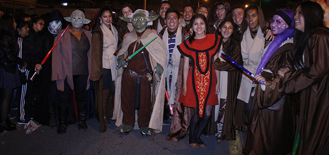 UPS participó en el concurso de las Comparsas presentando Star Wars