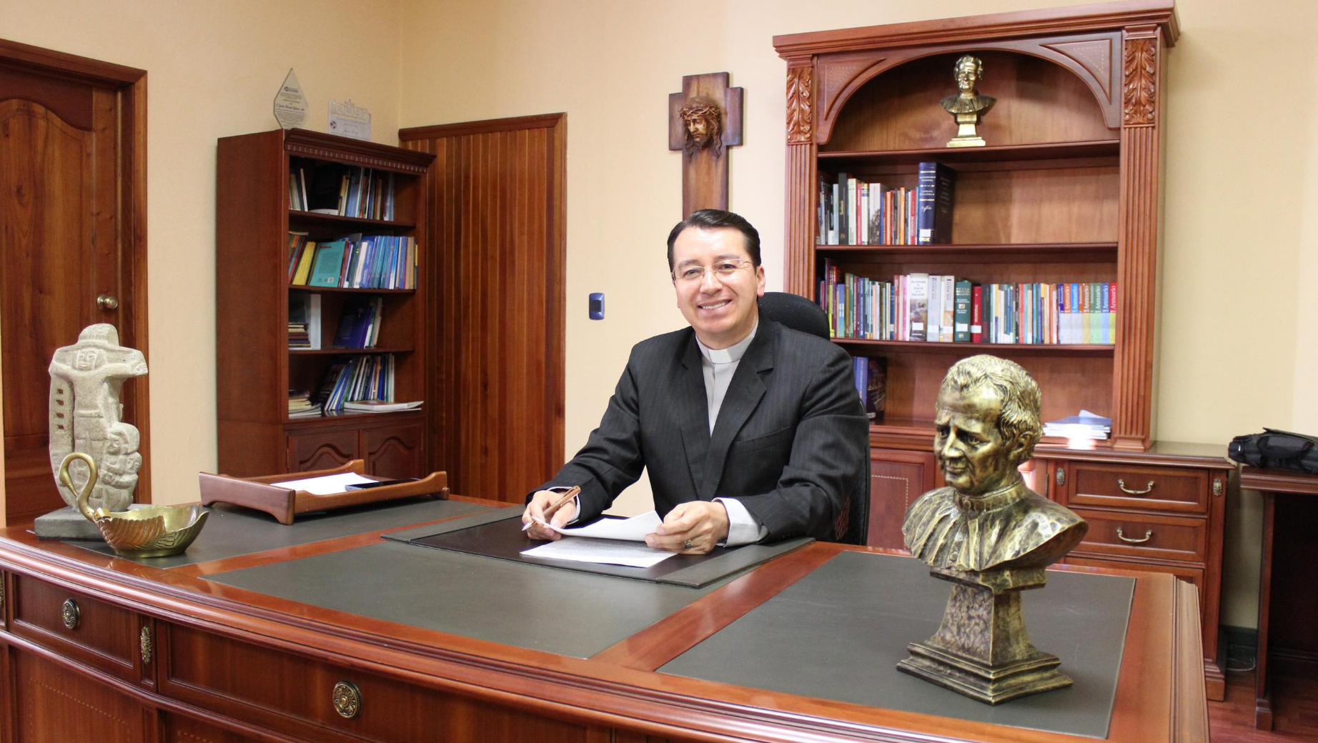 Father Juan Cardenas is the new president of Universidad Politecnica Salesiana