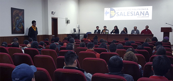 (de izq.) Dr. Hernán Hermosa, Dr. Pablo Ortiz, Dra. Alexandra Martínez, Dra. Elizabeth Bravo, Lic. Marcelo Narváez y Lic. José Delgado