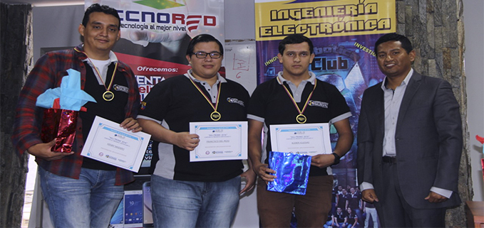 Premiación del 1° Concurso de Robótica y Automatización Industrial de la Sede Guayaquil