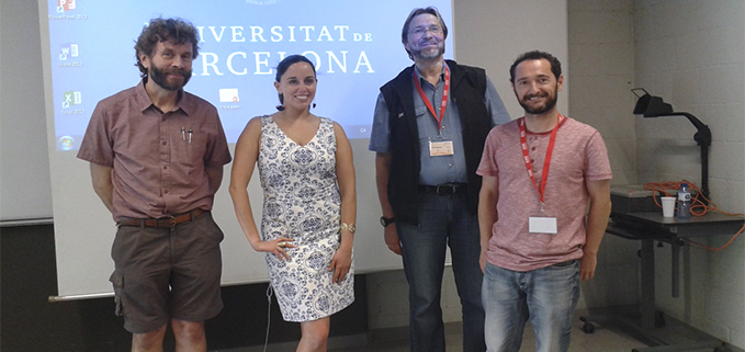 Investigador Julián García de la UPS (cuarto desde la izquierda) en el Congreso Congreso Internacional de Antropología AIBR