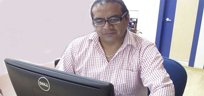 Professor Freddy Simbaña Pillajo