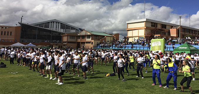 Bailoterapia al final de la competencia