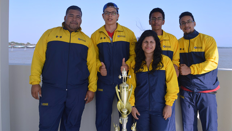 Delegación de potencia que participó en competencia sudamericana