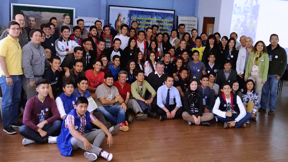 Participantes de las casas y obras salesianas del Ecuador en la Jornada de Comunicación Salesiana