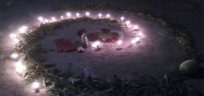 Ritual con Mama Josefina Lema, Otavalo, Imbabura