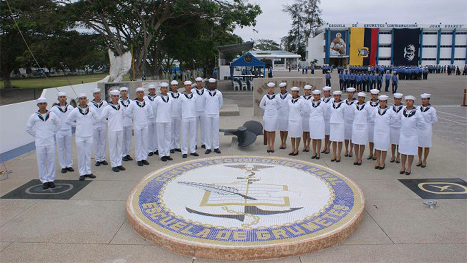 Representatives of the Ecuadorian Army- Navy Base in Salinas