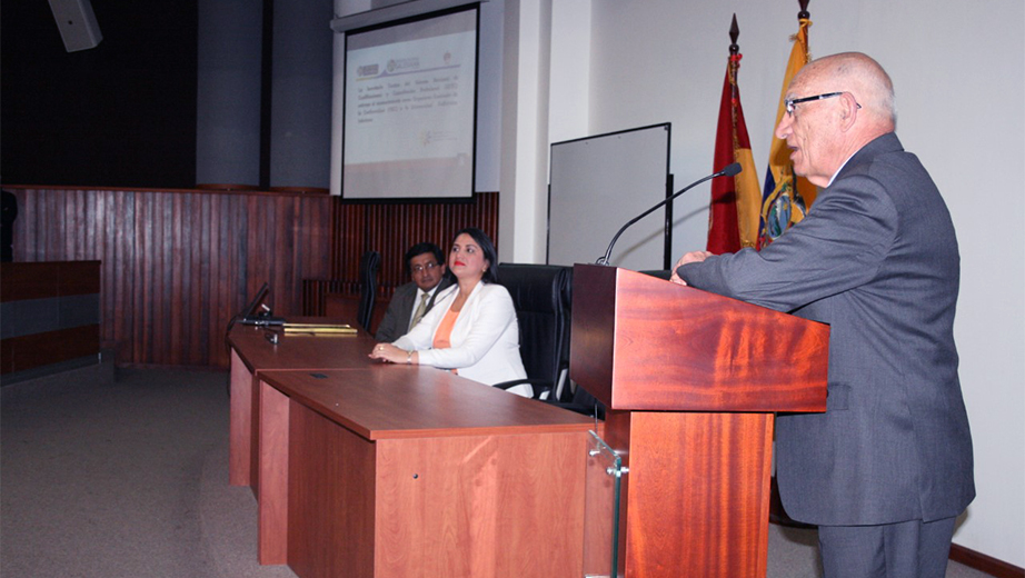 Intervención del Padre Javier Herrán Gómez, Rector de la UPS