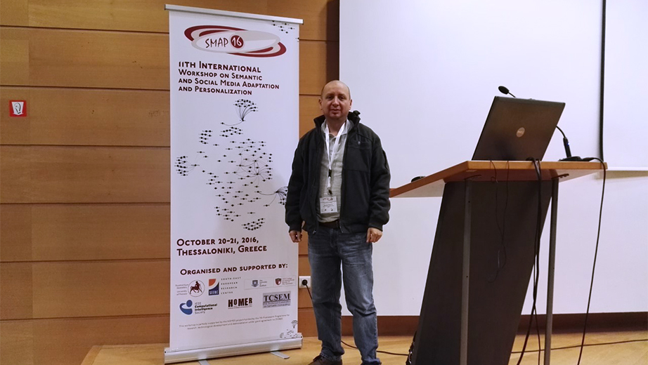 El profesor Gustavo Bravo en el Congreso SMAP2016