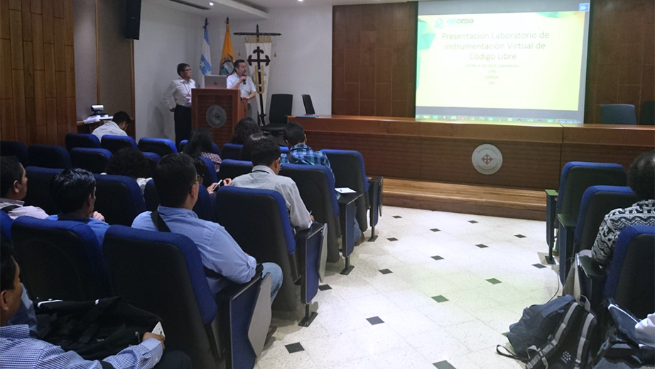 Presentación del proyecto por parte de Nelson Jara Cobos, investigador del grupo GID-STD de la Universidad Politécnica Salesiana