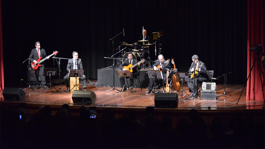 Caballeros del Sur durante el espectáculo