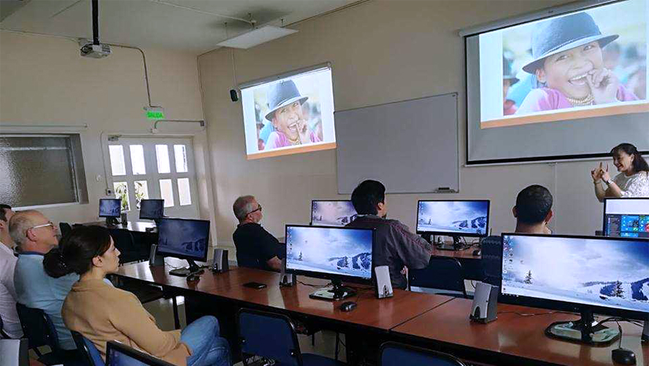 Delegados de Comunicación de las inspectorías salesianas en los laboratorios de multimedia