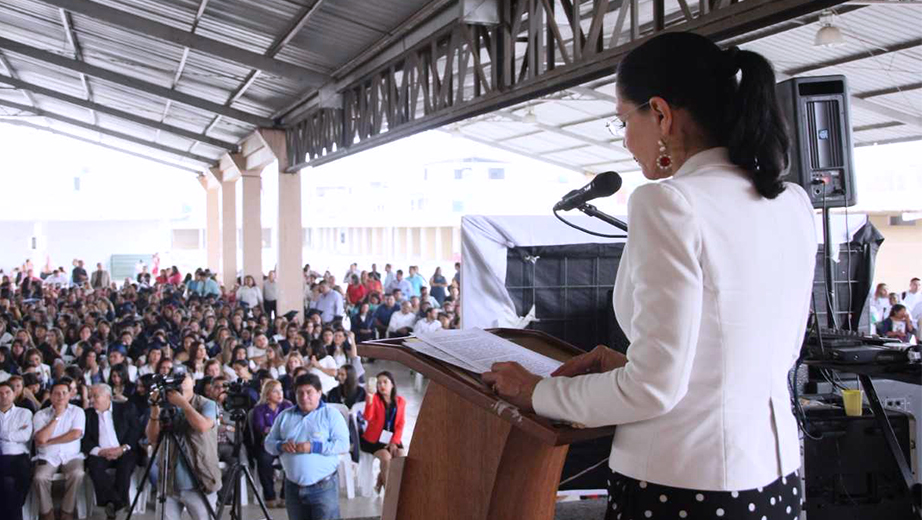 Intervención de la Ministra de Industrias y Productividad, Eva García