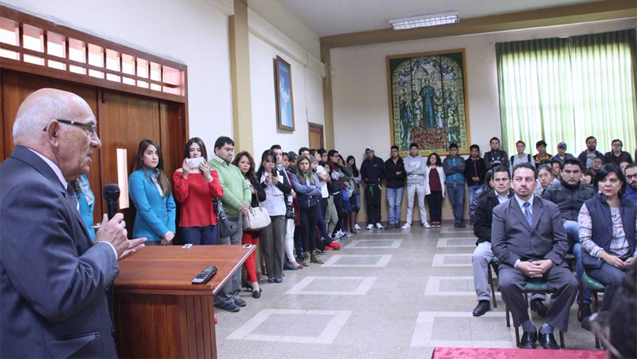 Intervención del Padre Javier Herrán Gómez, Rector de la UPS