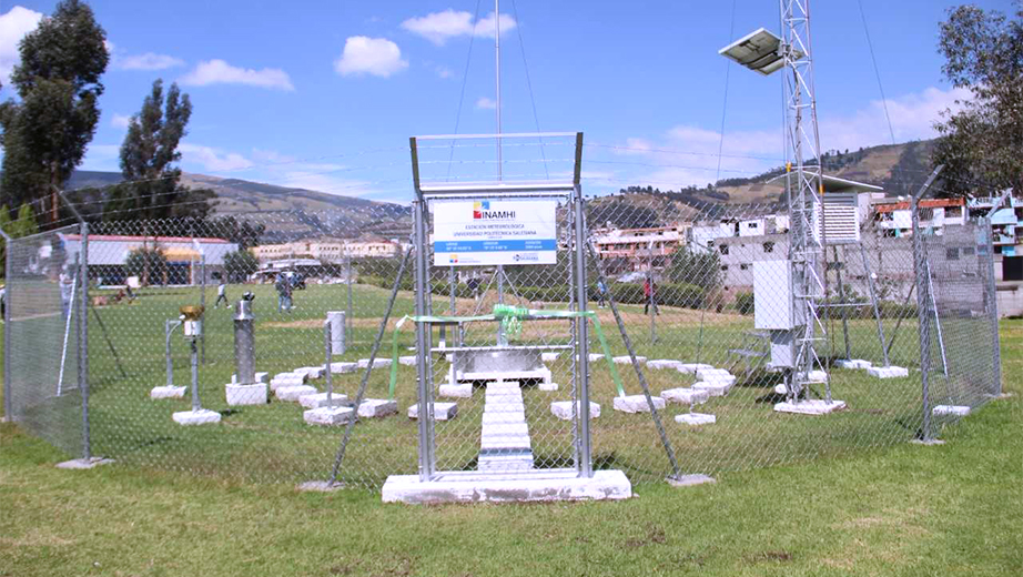 Estación Meteorológica UPS ubicada en el Campus SUR  de la Sede Quito