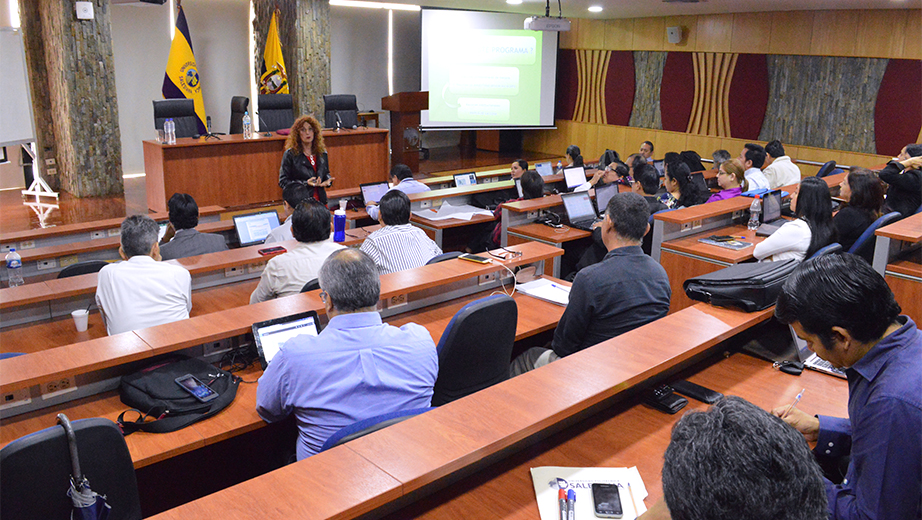 Professors from Guayaquil in the course