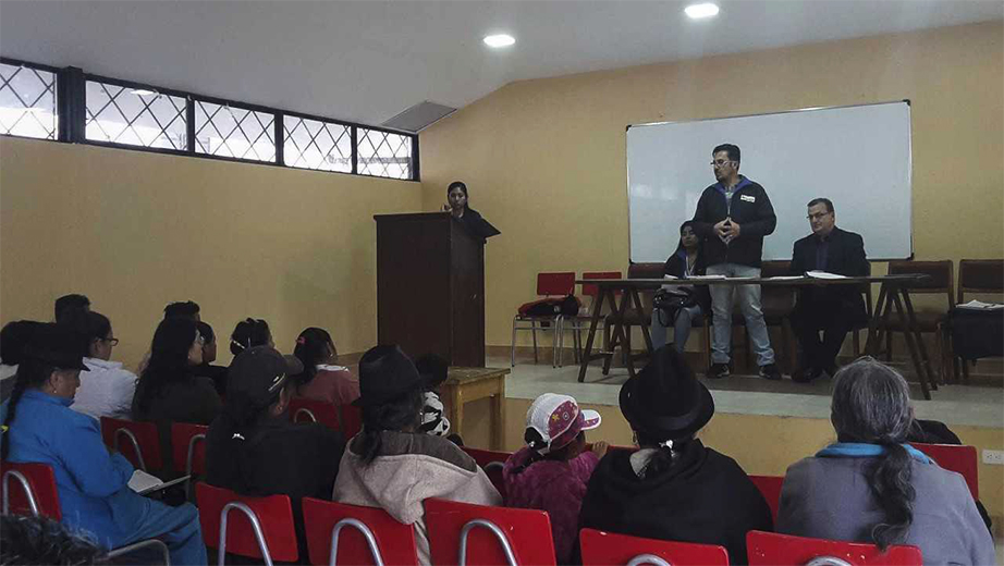 Intervención de Iván Albuja, presidente del GAD San José Ayora