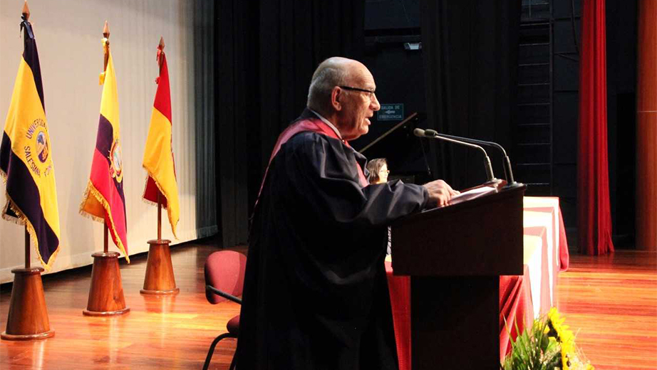 Intervención del Padre Javier Herrán Gómez, rector de la UPS en la sesión matutina