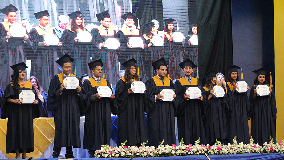 The graduation ceremony