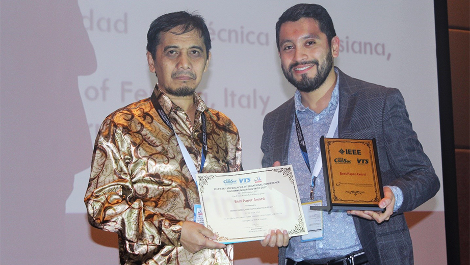 The Best Paper Award awared to UPS professor Andrés Ortega