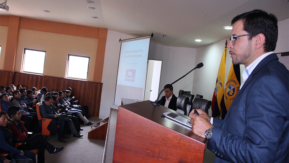 Javier Martínez during his talk