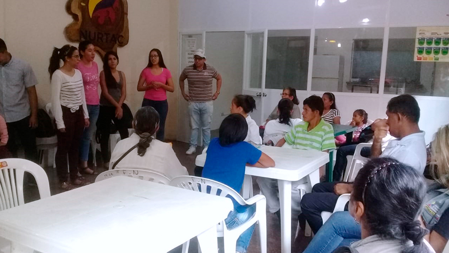 Capacitación junto al personal de la Fundación NURTAC