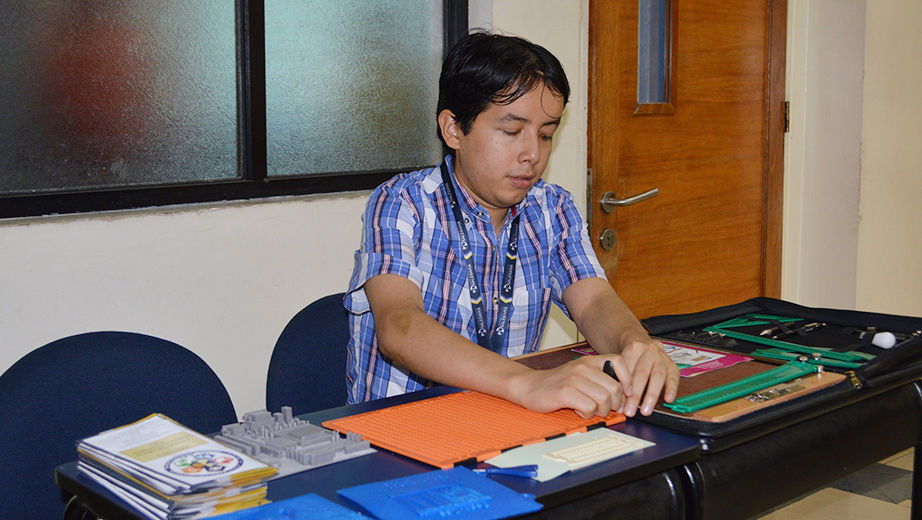 Wladimir Velasco, member of the university's inclusion group