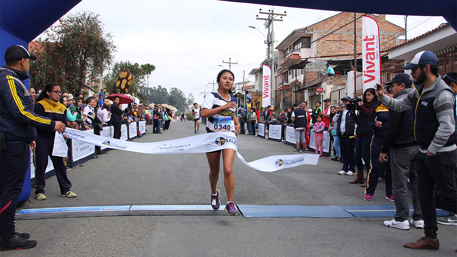 Melania Ordóñez, ganadora del circuito atlético en la categoría damas