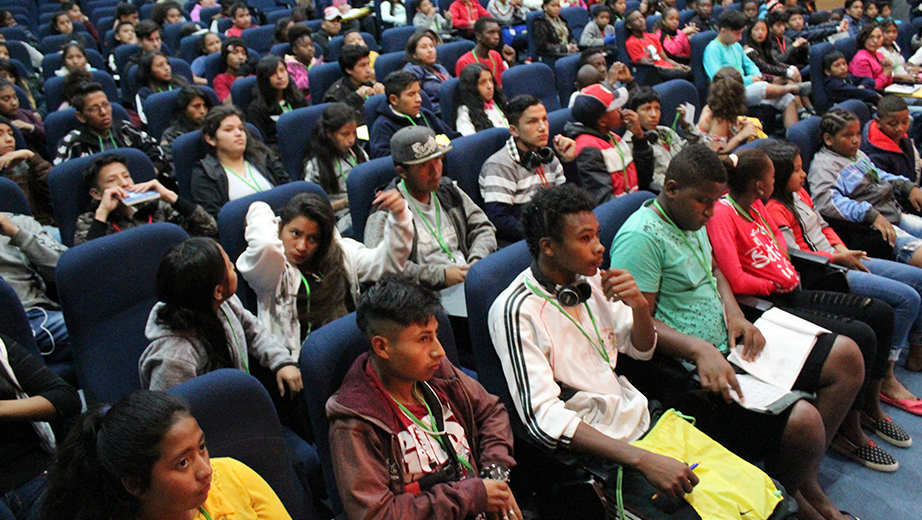 Jóvenes que asistieron al X Encuentro Nacional 