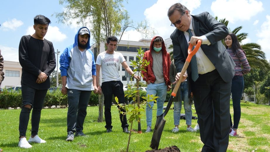 Inicio de la campaña de reforestación en el Campus del Sur