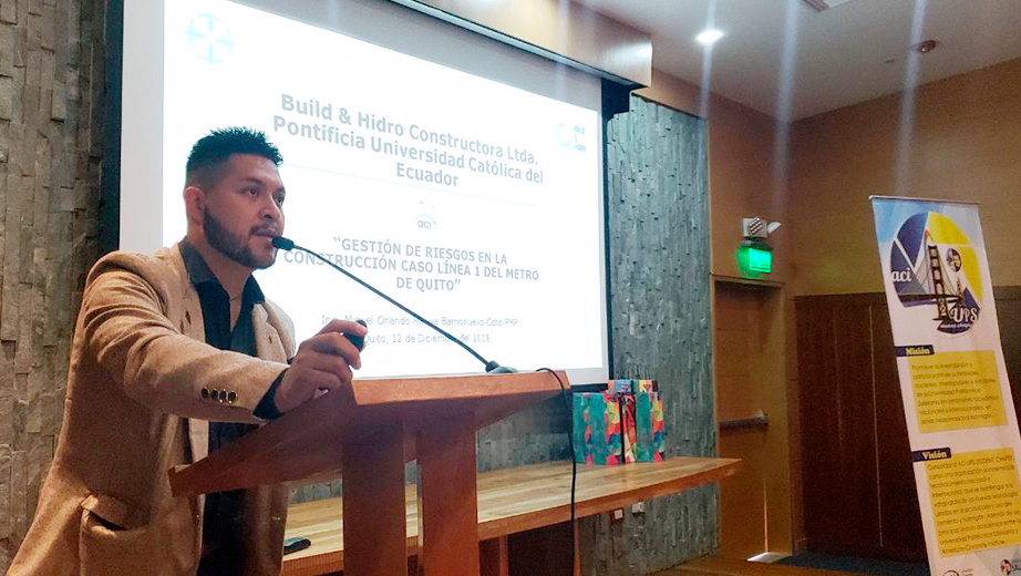 Conferencia de Miguel Manya, gerente de la constructora de Ingeniería Civil Build and Hidro