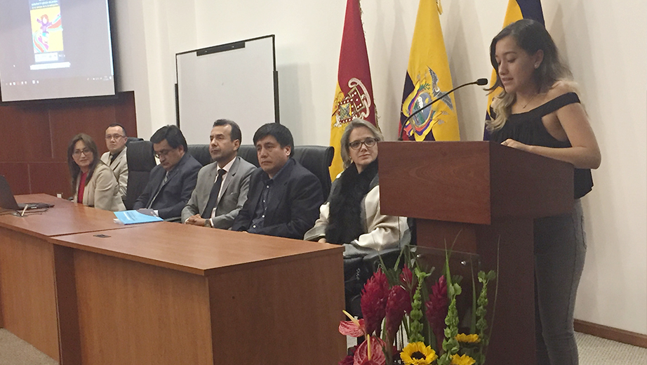 Intervención de Ana Isabel Andrade de la Unidad Educativa Técnico Salesiano