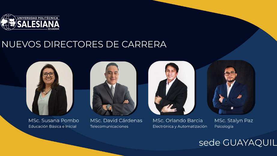 Nuevos directores de carrera en la sede Guayaquil