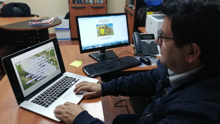 Presentación del proyecto con  investigadores