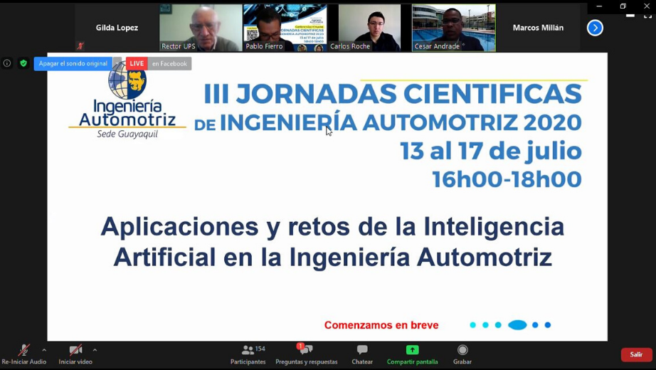 Jornadas Científicas de Ingeniería Automotriz 2020
