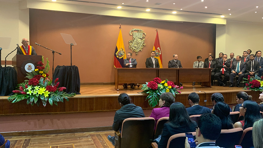 Discurso del P. Javier Herrán en la Sesión Solmene celebrada el 3 de noviembre por la Independencia de Cuenca