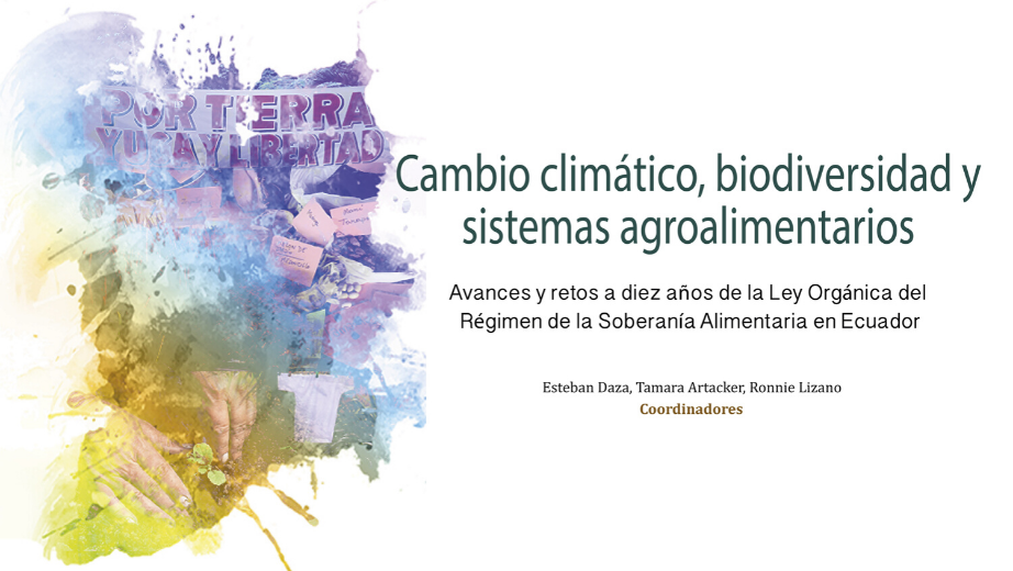 The book: Cambio Climático, biodiversidad y sistemas agroalimentarios