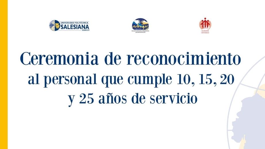 Personal de la sede Quito es reconocido por sus 10,15,20 y 25 años de trabajo