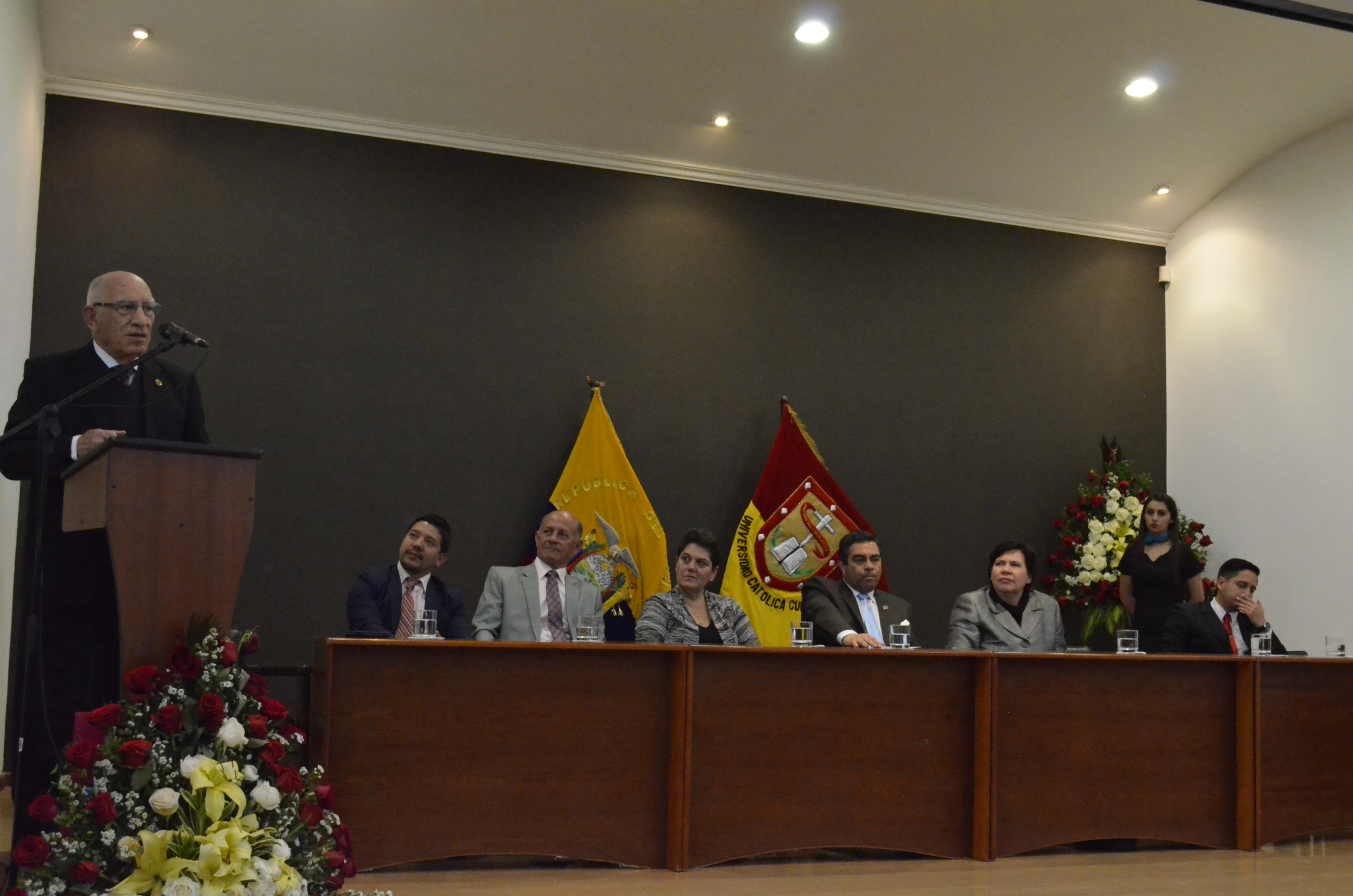 Intervención del Padre Javier Herrán Gómez, Rector de la UPS.