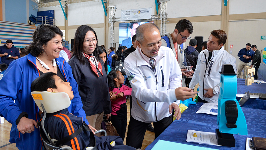 The inclusive fair held in the university coliseum