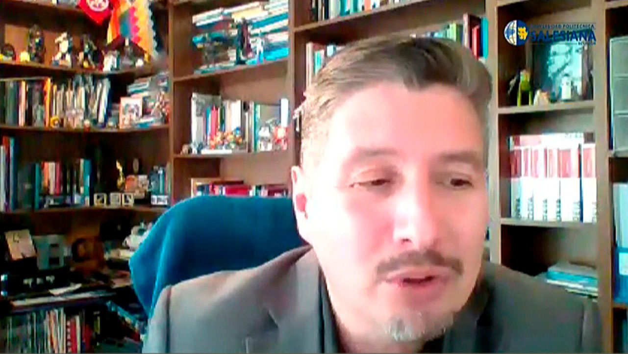 Alonso Arzúa, durante la conferencia sobre los sistemas de acreditación de las carreras de Psicología en América Latina