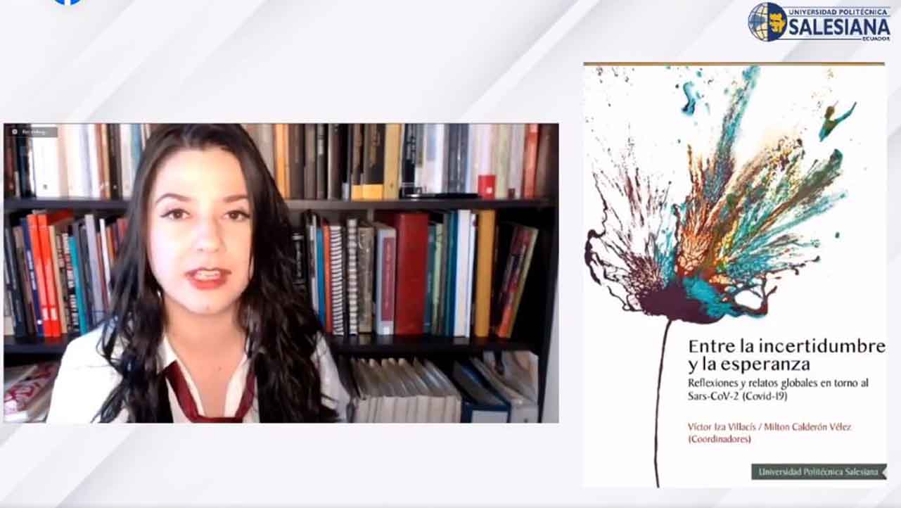 Paula Pérez, presentadora de texto 