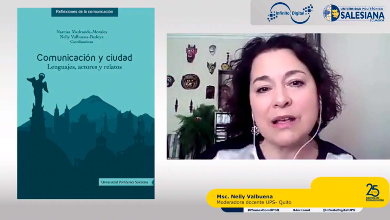 Nelly Valbuena, coordinadora del texto y docente de la carrera