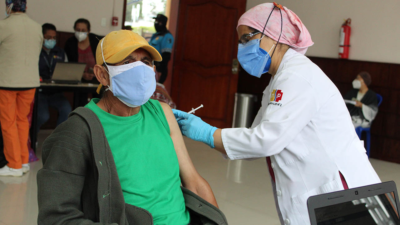 The vaccination center