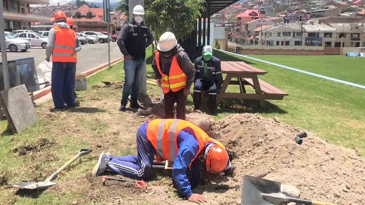 La instalación se han ido colocando en puntos estratégicos de la sede Cuenca