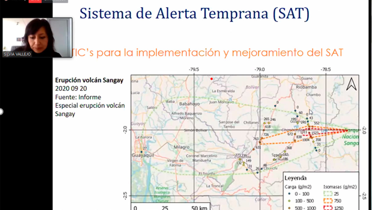 Silva Vallejo, experta en vulcanología muestra datos sobre prevención de una emergencia